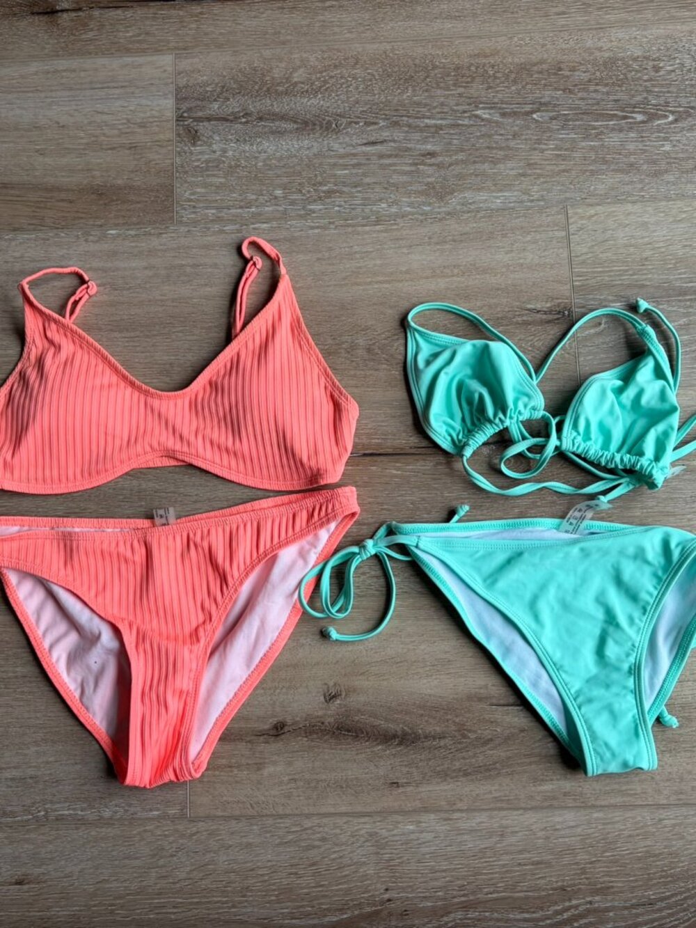 Bikini Separates 9 Pieces NWT Shein Hollister Old Navy Aerie sizes Small and Med